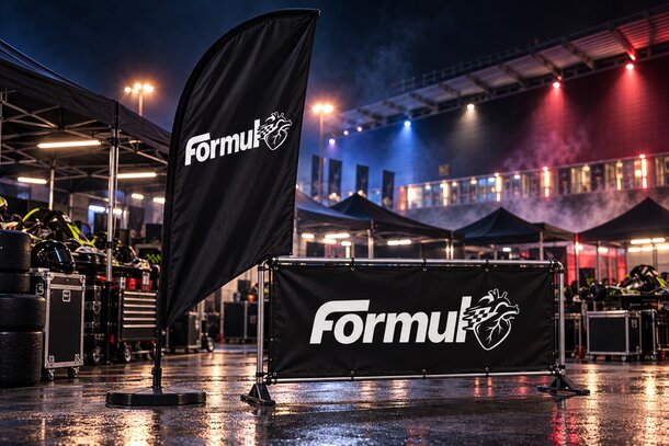 Paddock Mini-Banner – Designbeispiel