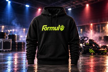 Formul Hoodie Lime – Designbeispiel